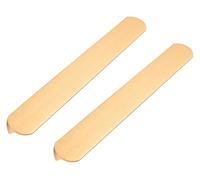 NIRNHYRUR Gold Handles Brushed Gold Drawer Pull Handles 2 Pcs Furniture Door Handles Metal Kitchen Cupboard Handles(Length 400mm)