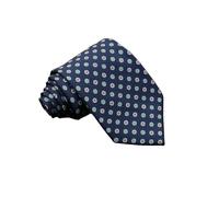 NIRNHYRUR Ties for men Men's Fashion Silk Tie 7.5cm Soft Novelty Necktie Blue Green Orange Color Ties For Men Dot Floral Bowtie Wedding Business(Colored-2)