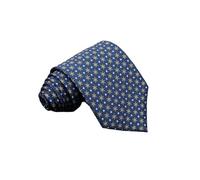 NIRNHYRUR Ties for men Men's Fashion Silk Tie 7.5cm Soft Novelty Necktie Blue Green Orange Color Ties For Men Dot Floral Bowtie Wedding Business(Colored-6)