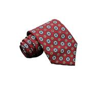 NIRNHYRUR Ties for men Men's Fashion Silk Tie 7.5cm Soft Novelty Necktie Blue Green Orange Color Ties For Men Dot Floral Bowtie Wedding Business(43)