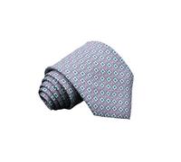 NIRNHYRUR Ties for men Men's Fashion Silk Tie 7.5cm Soft Novelty Necktie Blue Green Orange Color Ties For Men Dot Floral Bowtie Wedding Business(50)
