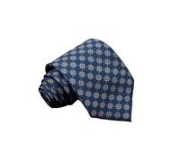 NIRNHYRUR Ties for men Men's Fashion Silk Tie 7.5cm Soft Novelty Necktie Blue Green Orange Color Ties For Men Dot Floral Bowtie Wedding Business(63)