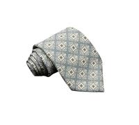 NIRNHYRUR Ties for men Men's Fashion Silk Tie 7.5cm Soft Novelty Necktie Blue Green Orange Color Ties For Men Dot Floral Bowtie Wedding Business(39)