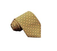 NIRNHYRUR Ties for men Men's Fashion Silk Tie 7.5cm Soft Novelty Necktie Blue Green Orange Color Ties For Men Dot Floral Bowtie Wedding Business(30)