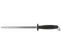 Nirosta Deluxe Sharpening Steel, Knife Sharpener, 40cm, Black