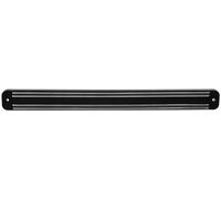 Nirosta Magnetic Knife Rack 30cm, Kitchen Knife Rail, Strong Magnetic Knife Holder for Wall, Holds up to 5 Knifes, Multi-Purpose Metal Utensil Holder, 30x5.5x2cm, Black