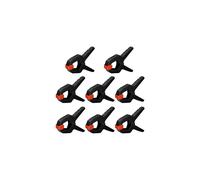 Nirox 8X Set of Spring Clips - Clamps with Large Span Width - high Clamping Force of The Spring clamp - Clamps with moveable Jaws - Tension Clamps