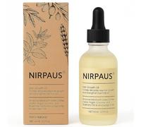 NIRPAUS Hair Growth Oil - Natural Hair Loss Treatment - Thickening Castor & Rosemary Formula - With Coconut, Argan & Green Coffee Oils - For Stronger, Fuller Hair in Men & Women