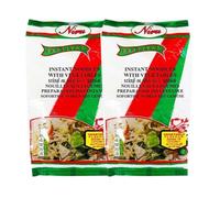 Niru's Festival Instant Noodles With Vegetables, Quick and Easy Meal with a Perfect Blend of Flavor, Authentic Flavorful Instant Noodles - Vegetable Flavour, 300g (Pack of 2)
