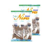 Niru's Jaggery Lump Brown Sugar 400g Pure and Natural Unrefined Cane Sugar Traditional Indian Sweetener for Cooking Baking Tea No Preservatives Product from India Pack of 2