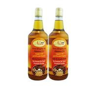 Niru's Sesame Oil 750Ml - Gingelly Oil, Pure And Fresh With Good Source Of Natural Nutrients, No Artificial, Multi-purpose Uses Oil, India Origin, Multiple packs (PACK OF 2)