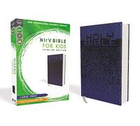 NIrV Bible for Kids - Large Print, Leathersoft Blue, Comfort Print Thinline Edition