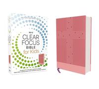 NIrV, Clear Focus Bible for Kids (Help Kids with ADHD or Dyslexia Read with Confidence), Leathersoft, Pink: Help Kids with ADHD or Dyslexia Read with Confidence