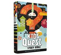 NIrV, Kids' Quest Study Bible, Hardcover: Answers to over 500 Questions about the Bible