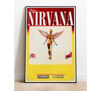 Nirvana 1994 In Utero Era French Tour Concert Tour Live Venue Gig Promo : 36"x24" Poster BRING YOUR WALLS TO LIFE !