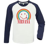 Nirvana Amplified Collection - Rainbow Long-sleeved Top multicolour L