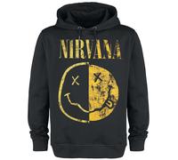 Nirvana Amplified Collection - Spliced Smiley Hoodie black L