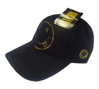 Nirvana Baseball Cap: Happy Face (distressed) OFFICIAL NEW