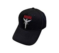 Nirvana Baseball Cap In Utero Angelic Band Logo Official Black One Size