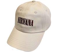 Nirvana Baseball Cap Text Logo Band in Utero new Official Sand