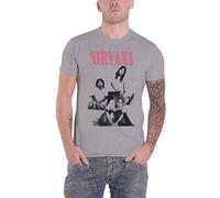Nirvana T Shirt Bathroom Photo Band Logo Official Mens Grey XL
