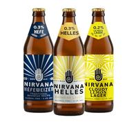Nirvana - Bavarian Hamper 0.3% ABV, 12 x 500ml - Alcohol Free Craft, Traditional German Style Lager and Ale - Beer Hamper - Low Calorie Beer, Vegan Alcohol, Non Alcoholic Drinks, Gift Set