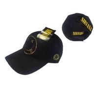 Nirvana Black Baseball Cap Hat NEW