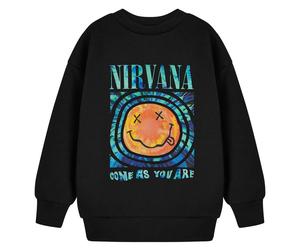 Nirvana Childrens/Kids Come As You Are Sweatshirt7-8 Years Black NS8889
