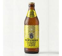 Nirvana - Cloudy Lemon Lager, 0.2% ABV, 12 x 500ml - Zesty Lemon Radler, IWSC Bronze 2025, Great Taste 2025, Low Calorie, Vegan, Craft Beer Gift Set - Alcohol Free