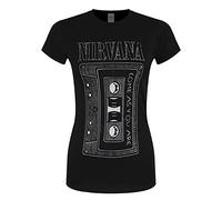 Nirvana Womens/Ladies Come As You are Tape Cotton T-Shirt (XS) (Black)