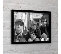 Nirvana Dalmacia Hotel Framed Poster in Black Nirvana Black