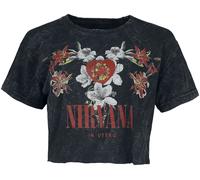 Nirvana Flowers T-shirt charcoal S