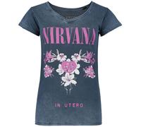 Nirvana Flowers T-Shirt navy XXL