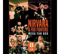 Nirvana & Foo Fighters : Mega Fan Box CD Box Set 8 discs (2023) NEW