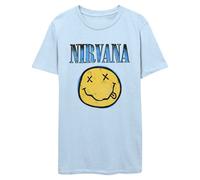 Nirvana Grunge Face Blue T Shirt