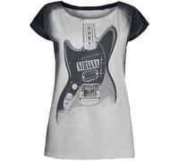 Nirvana Guitar T-Shirt black grey L