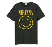 NIRVANA - happy face amp - tshirt - T Shirt - X Large - A600z