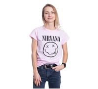 Nirvana - Happy Face Lavender - Girly - pink - S - 100% Cotton,Jersey S