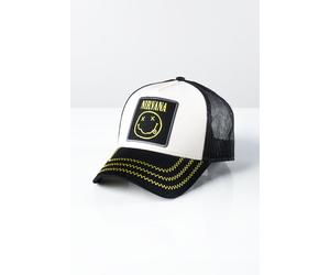 Nirvana - Happy Logo - Cap - black - Onesize - 60% Cotton, 40% Polyester Onesize