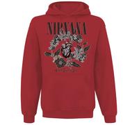 Nirvana Heart Shaped Box Hoodie red S