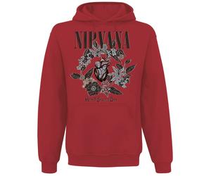 Nirvana Heart Shaped Box Hoodie red XL