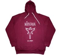 Rock Off officially licensed products Nirvana In Utero Outline Pullover Hoodie L Red