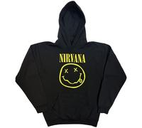 Hooded Sweatshirt (Unisex-L) Smiley (Black)