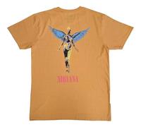 Nirvana T-Shirt In Utero Angel – Unisex Back Print Orange L