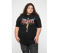 Nirvana In Utero Angelic T-Shirt in Black | Size: Medium Nirvana Black M