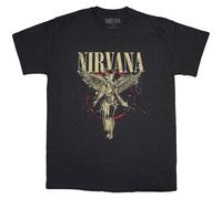 Nirvana in Utero Band Logo T Shirt L Grey