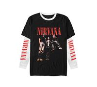 Nirvana - Layered Long Sleeve T-Shirt - Unisex - Layered Lon - X-Large - D500z