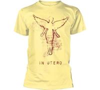 NIRVANA: IN UTERO F&B MEN (YELLOW) - T-shirt (S)