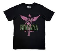 Nirvana in Utero Purple Angel Premium Carbon Official Tee T-Shirt Mens Unisex