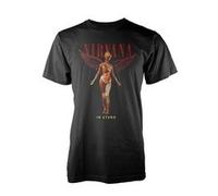 In Utero Band Logo T Shirt Nirvana Black L